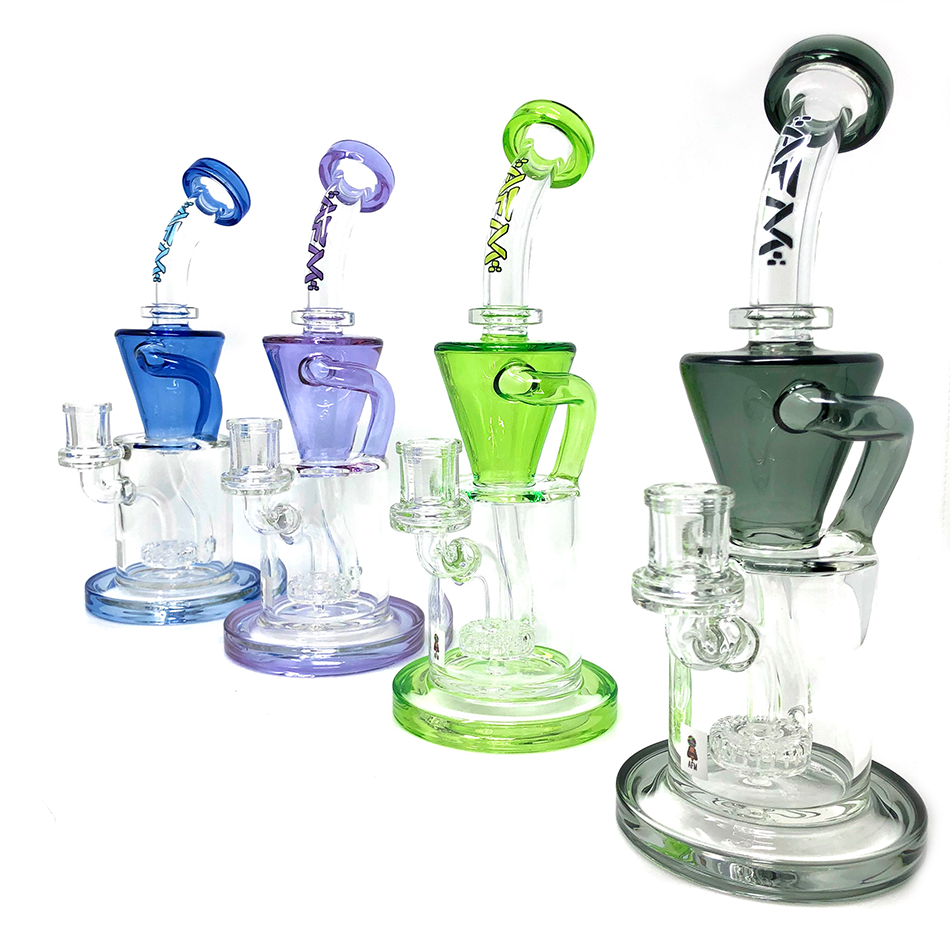 10.5" AFM Glass Glass Drain Incycler Dab Rig