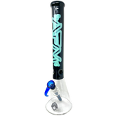 18" AFM Neon Lights Sleeve Glass Beaker Bong