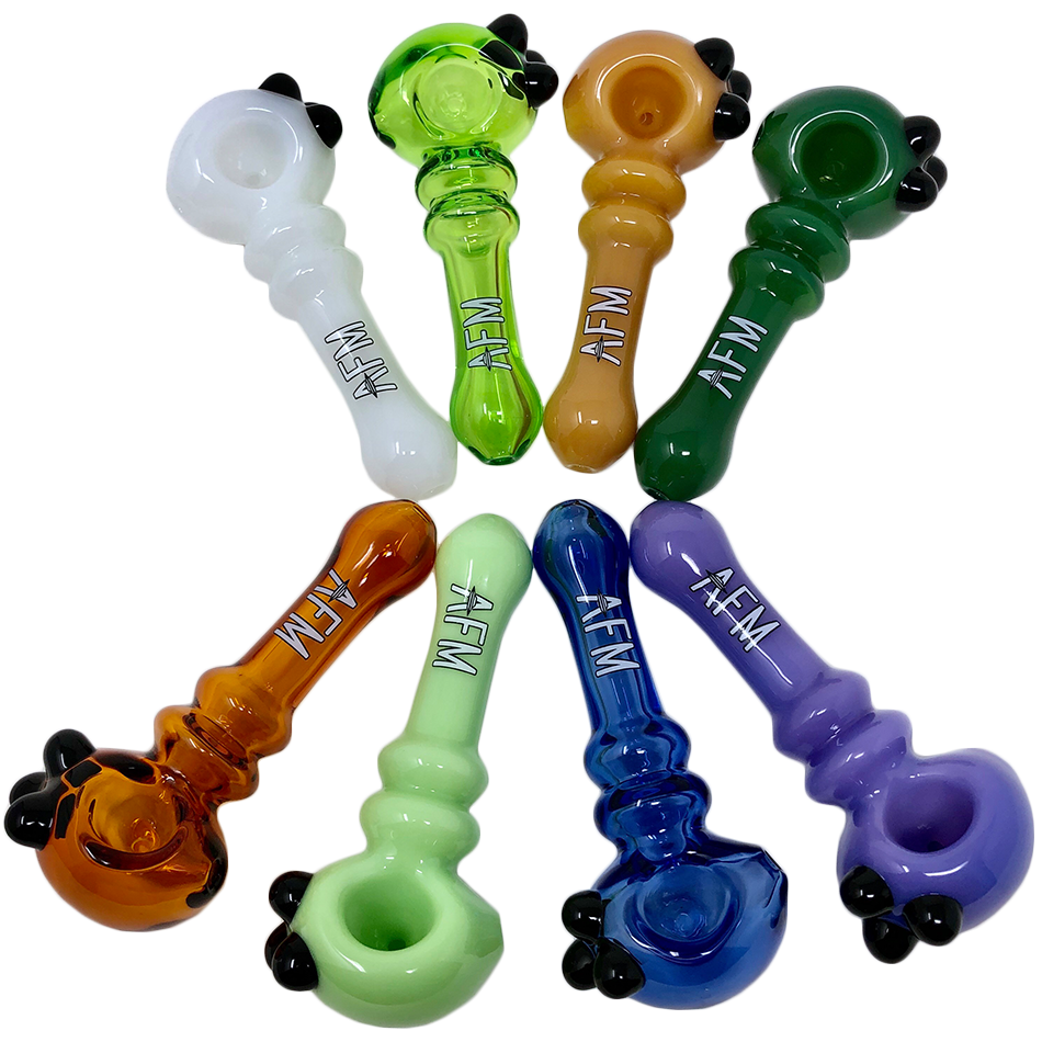 AFM Double Halo Glass Pipe
