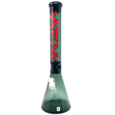 18" AFM Pulsar Smokey Color Glass Beaker Bong