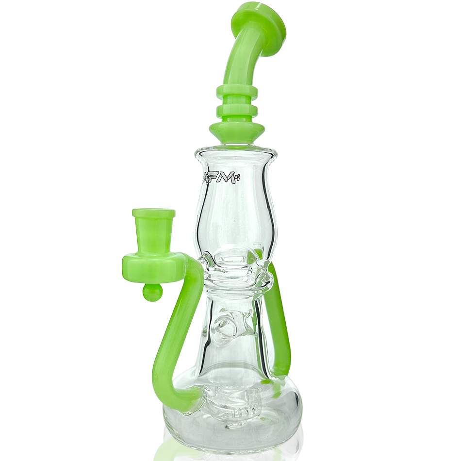 9.5" AFM Nebula Glass Recycler Dab Rig