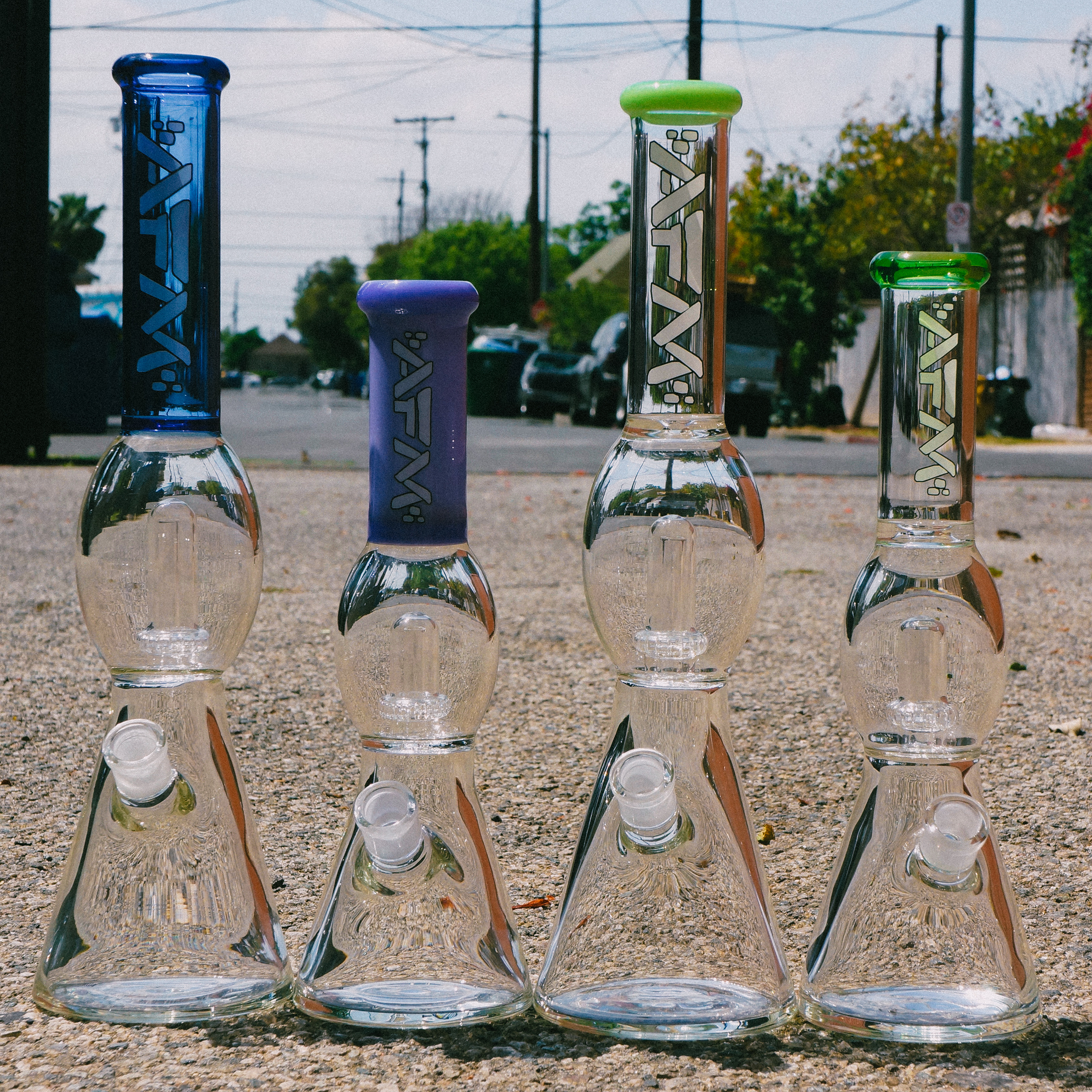 AFM Glass UFO line glass beaker bongs