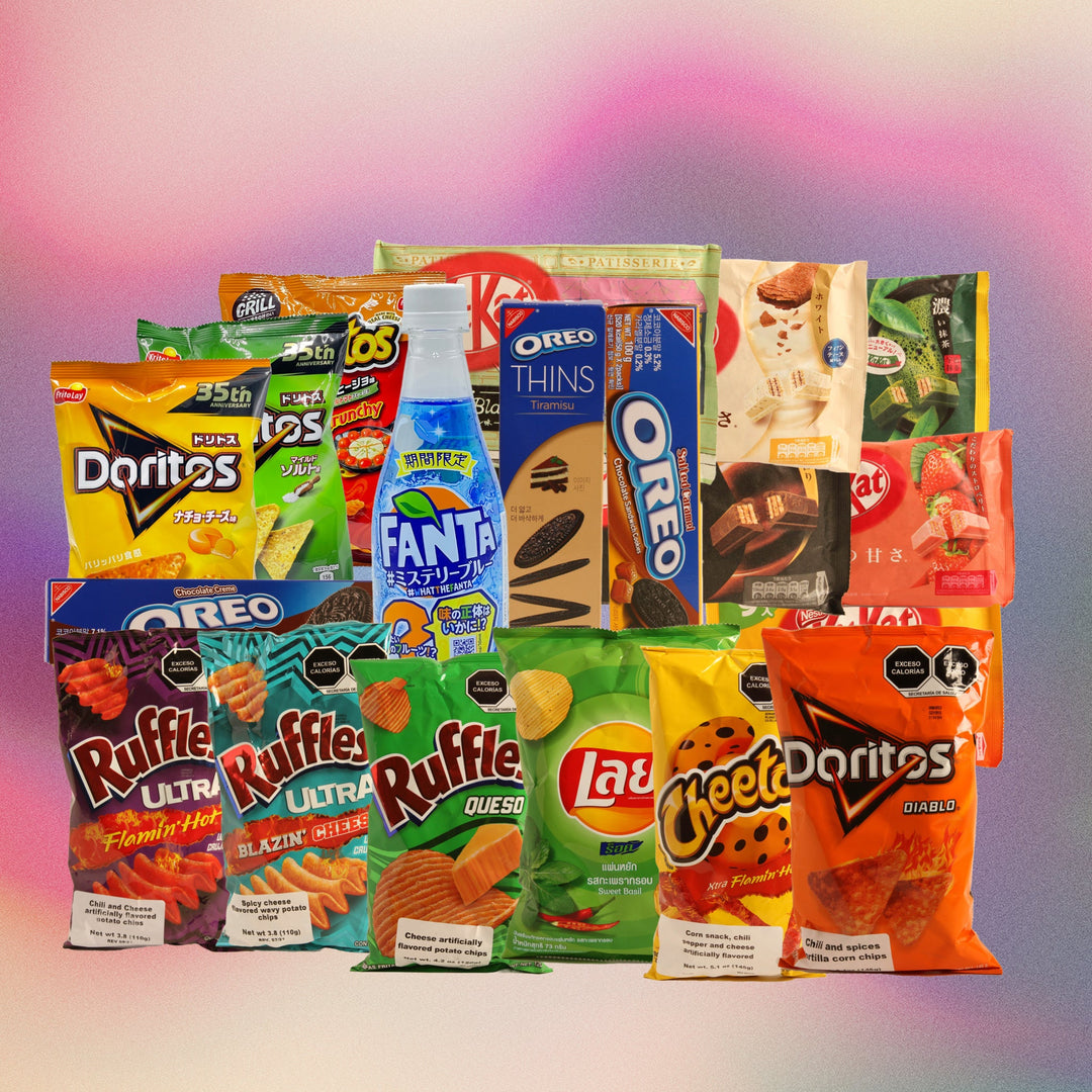 exotic snacks and drinks