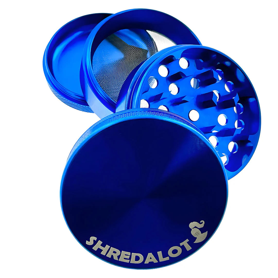AFM Sir Shredalot 4-Piece Metal Herb Grinder – 63mm Aluminum | AFM Smoke