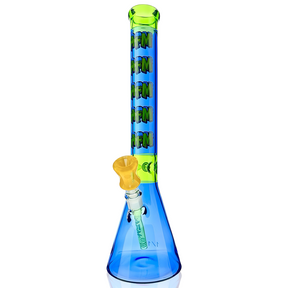1 of 1 18" AFM Blue Dream Colored Glass Beaker Bong Full Set