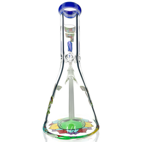 12" AFM Scramble Bears Purple Colored Lip Glass Beaker Set 1 of 1