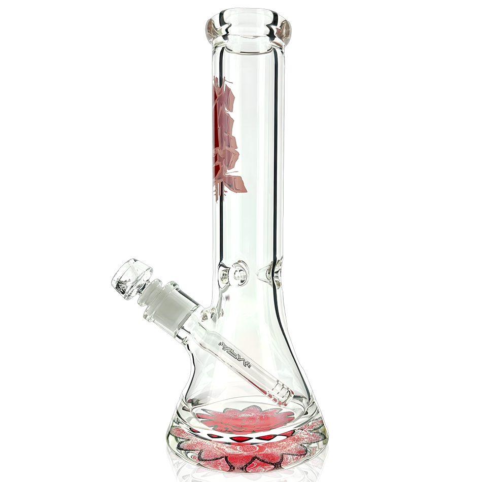 12" AFM Glass 7mm Alien Flower Beaker Bundle