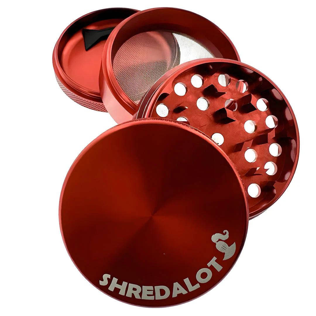 Sir Shredalot 4 Piece Metal Herb Grinder - 63mm