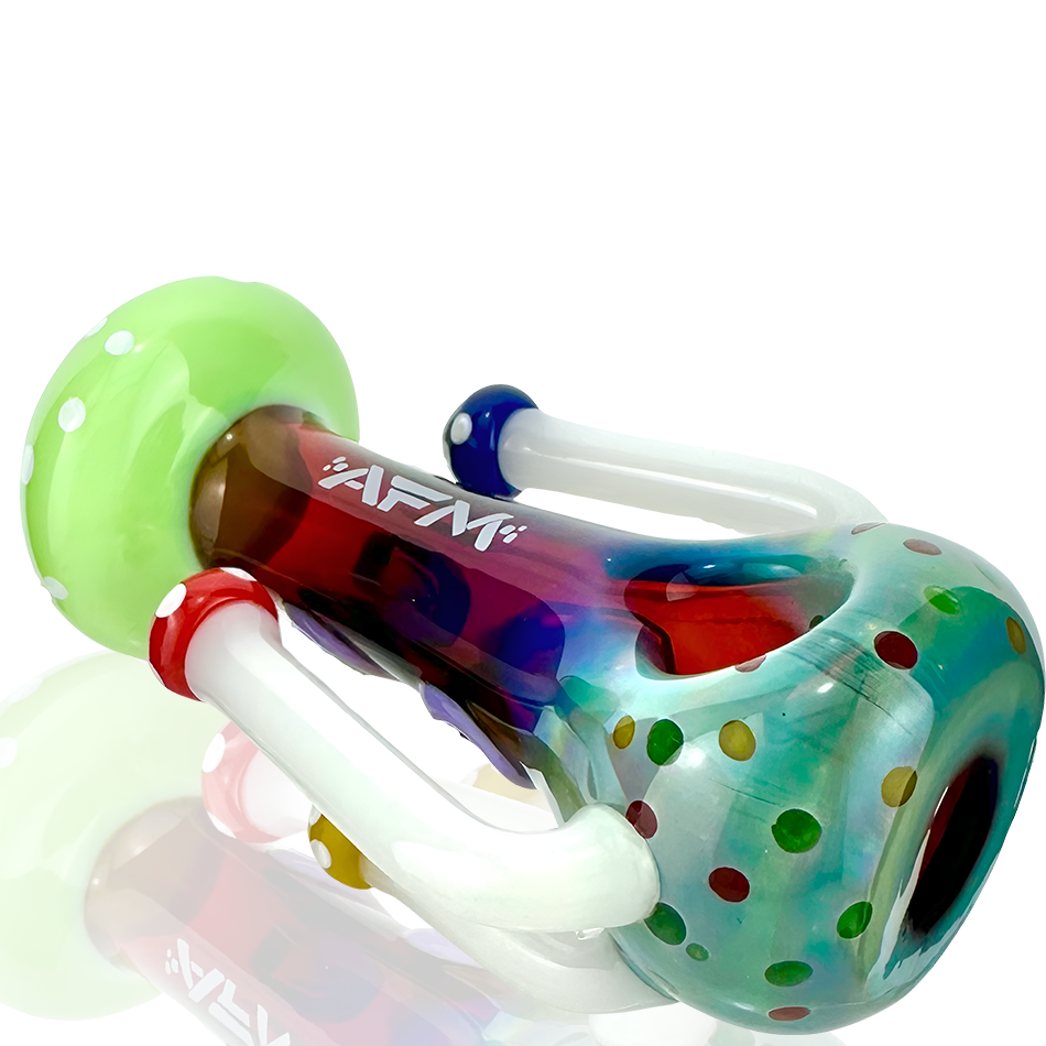 7" AFM Forbidden Forest Fumed Glass Hand Pipe | AFM Smoke