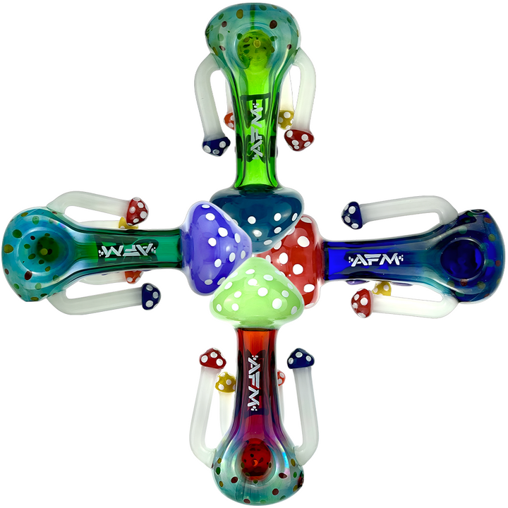7" AFM Forbidden Forest Fumed Glass Hand Pipe | AFM Smoke