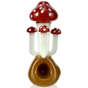 5" Shram Mushroom Trippy Hand Pipe