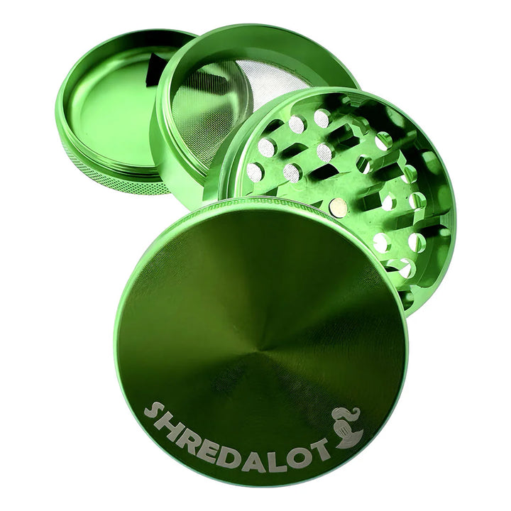 AFM Sir Shredalot 4-Piece Metal Herb Grinder – 63mm Aluminum | AFM Smoke