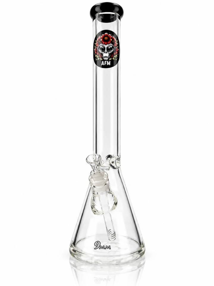 AFM 18" OG 2.0 Clear Glass Beaker Bong, 9mm