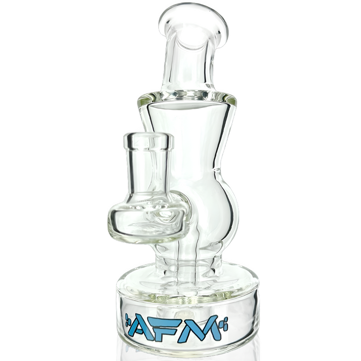 6" AFM Full Color Glass Mini Dab Rig | AFM Smoke