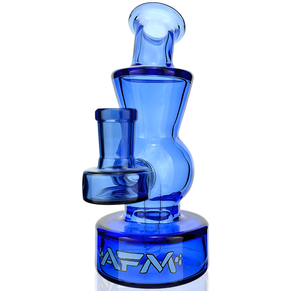 6" AFM Full Color Glass Mini Dab Rig | AFM Smoke