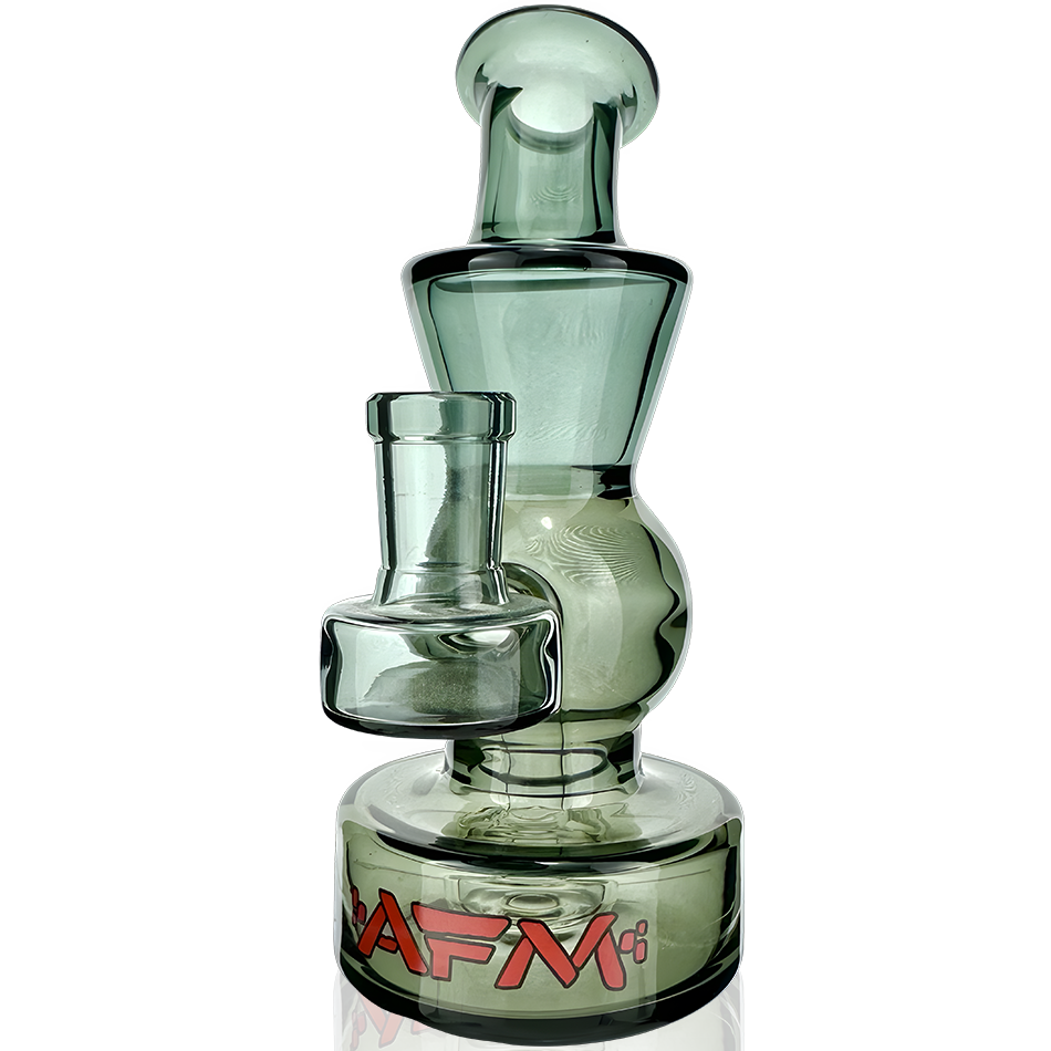 6" AFM Full Color Glass Mini Dab Rig | AFM Smoke