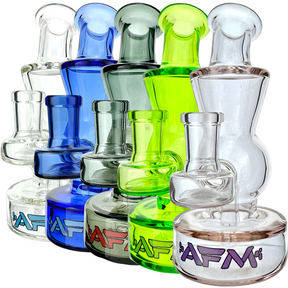 6" AFM Full Color Glass Mini Dab Rig