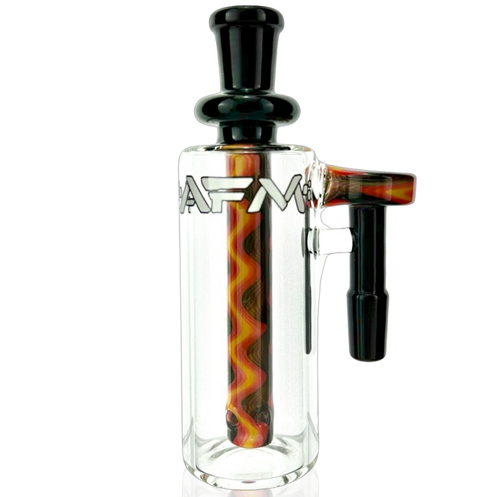 5" AFM Reversal WigWag Glass Ash Catcher – 14mm Joint