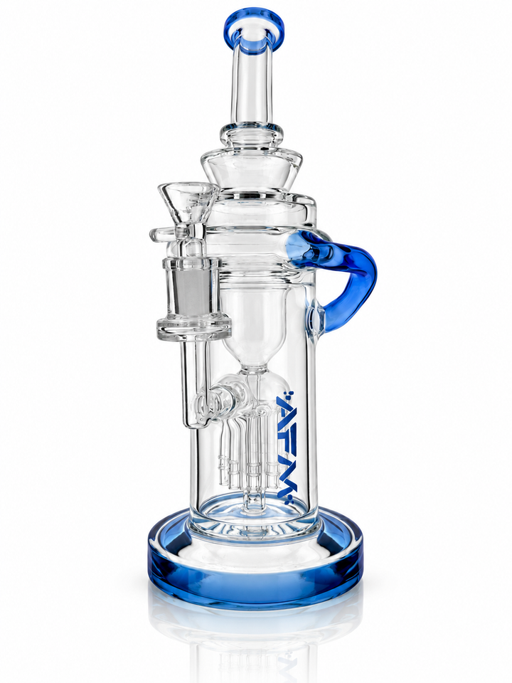 AFM 10″ Power Station Color Glass Recycler Dab Rig