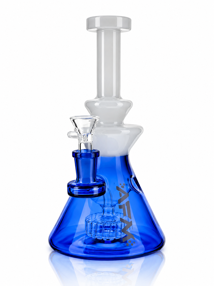 8" AFM Swiss Pyramid Color Glass Dab Rig