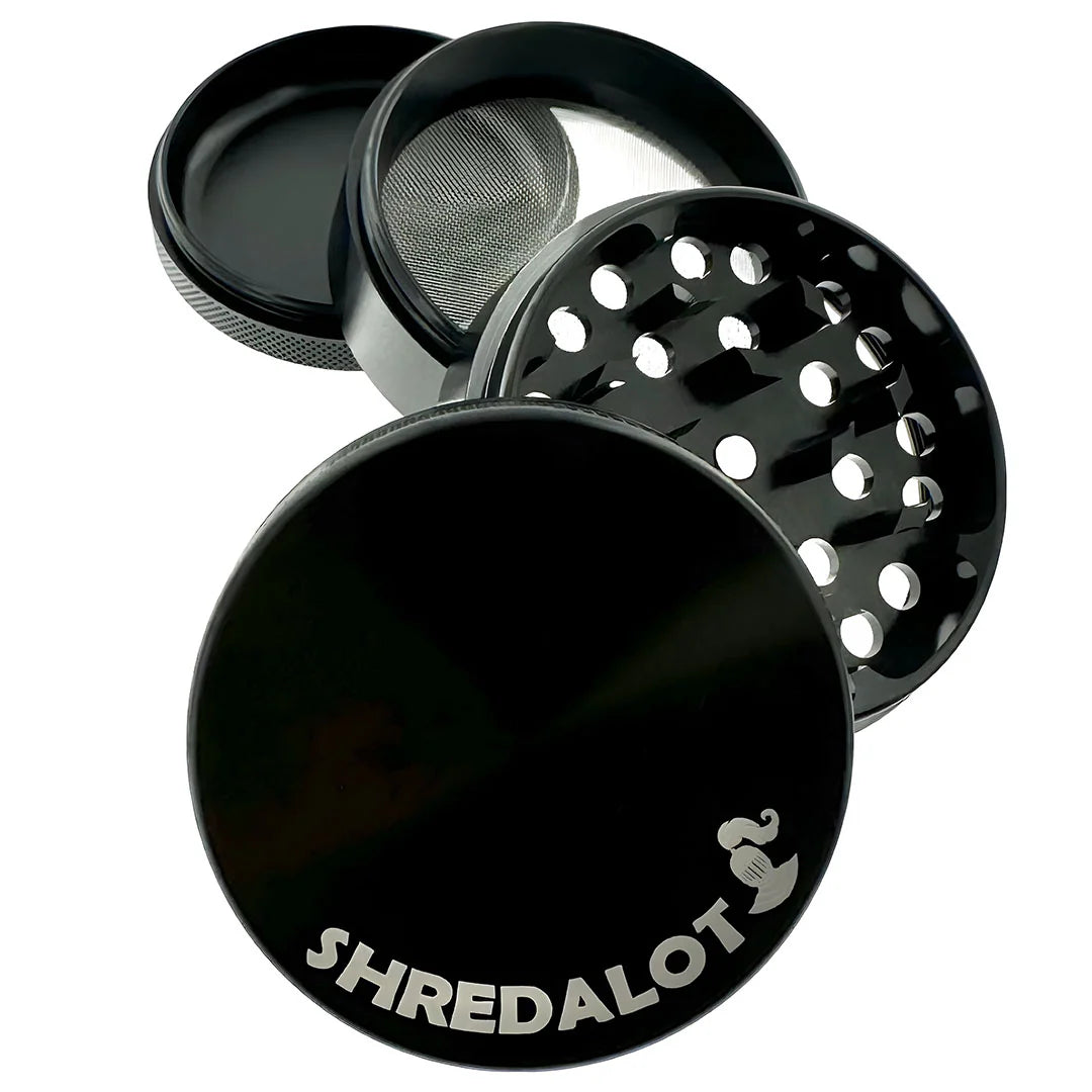 AFM Sir Shredalot 4-Piece Metal Herb Grinder – 63mm Aluminum | AFM Smoke