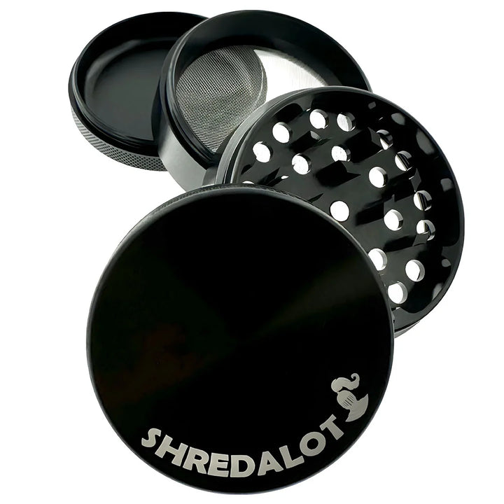 AFM Sir Shredalot 4-Piece Metal Herb Grinder – 63mm Aluminum | AFM Smoke