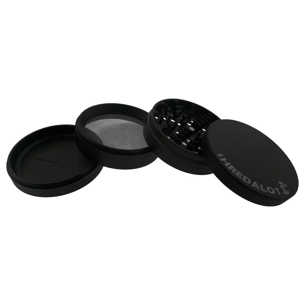 AFM Sir Shredalot 4-Piece Metal Herb Grinder – 100mm Premium Aluminum | AFM Smoke
