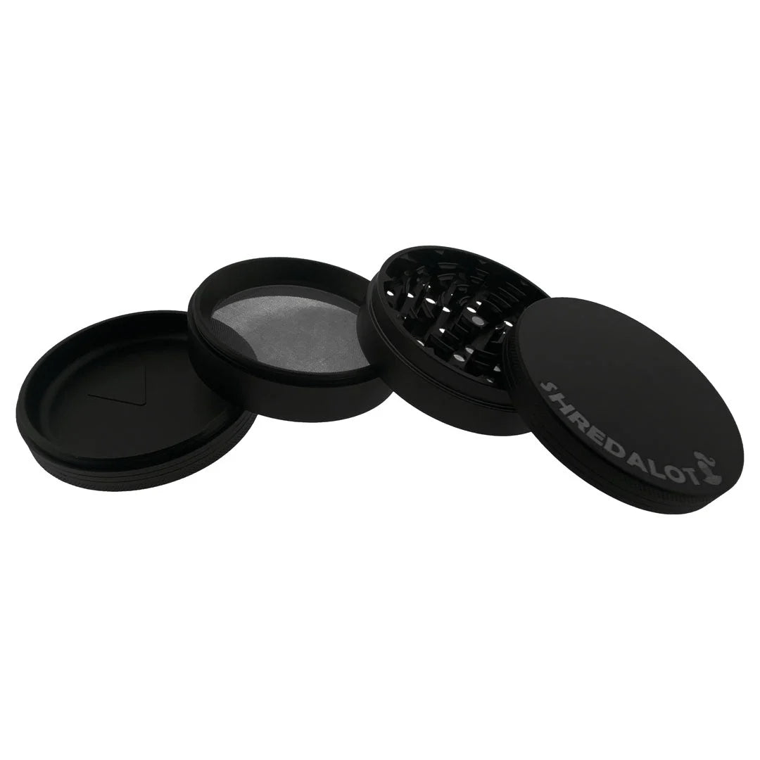 AFM Sir Shredalot 4-Piece Metal Herb Grinder – 100mm Premium Aluminum | AFM Smoke