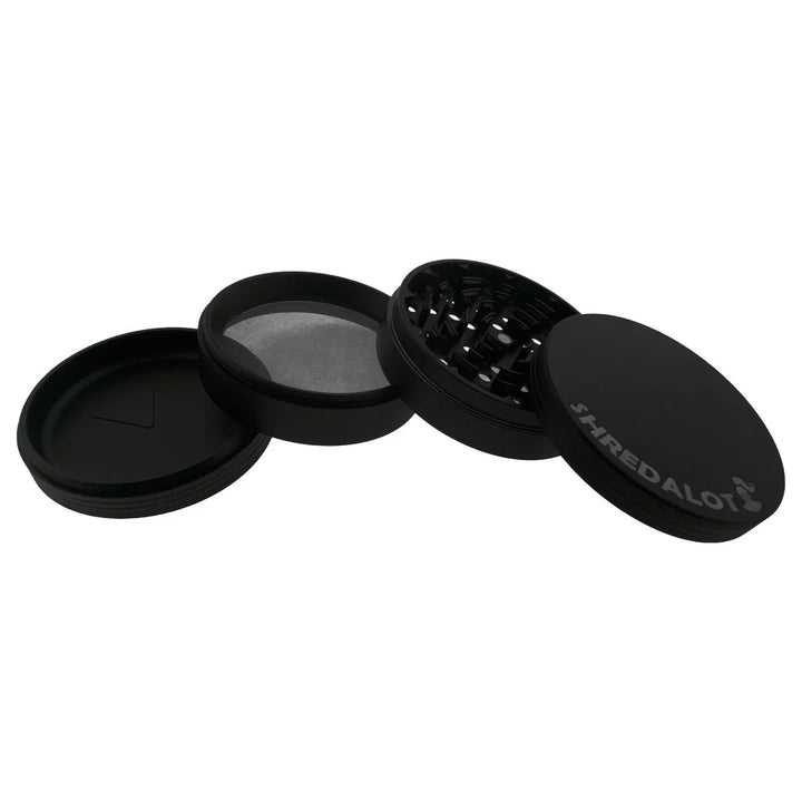 AFM Sir Shredalot 4-Piece Metal Herb Grinder – 100mm Premium Aluminum | AFM Smoke