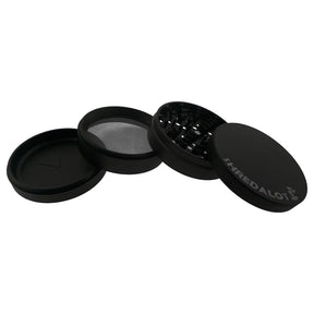 Sir Shredalot 4 Piece Metal Herb Grinder - 100mm