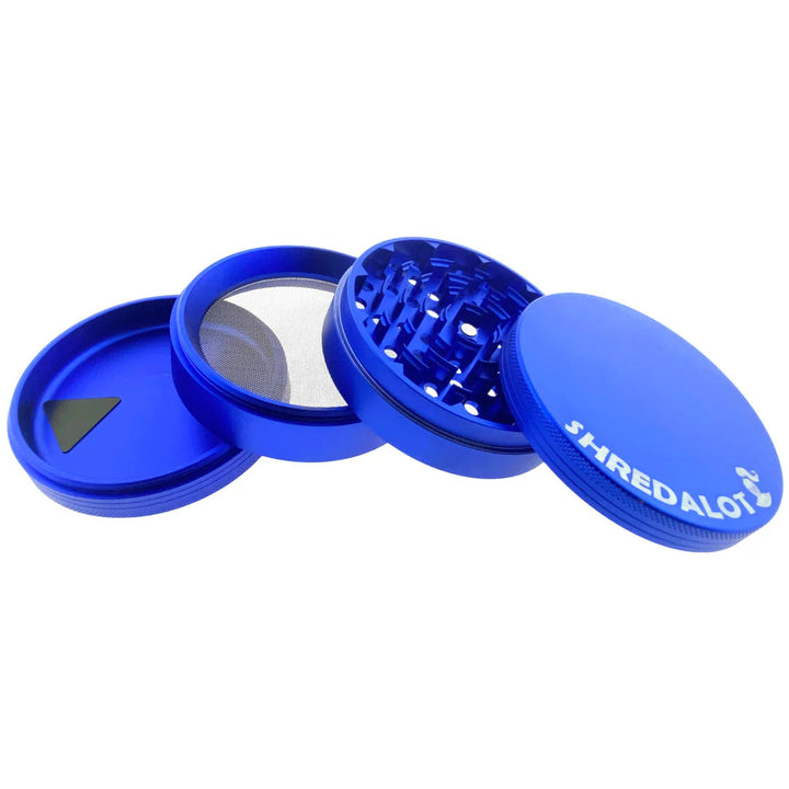 AFM Sir Shredalot 4-Piece Metal Herb Grinder – 100mm Premium Aluminum | AFM Smoke
