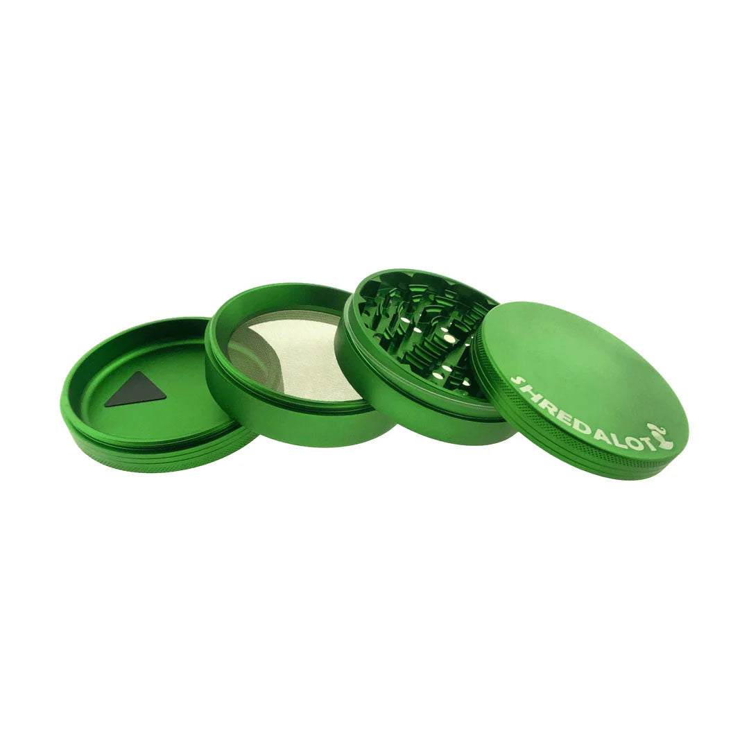 AFM Sir Shredalot 4-Piece Metal Herb Grinder – 100mm Premium Aluminum | AFM Smoke