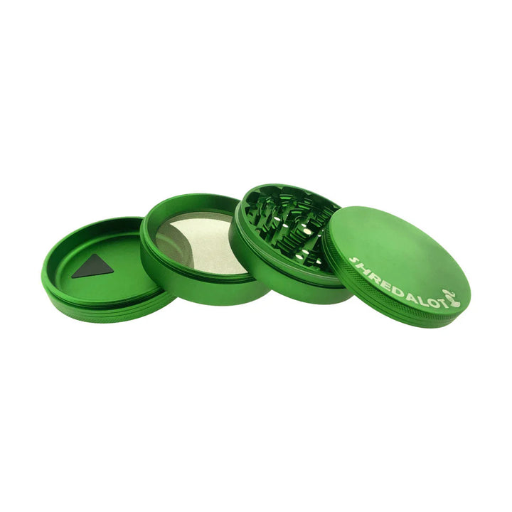 AFM Sir Shredalot 4-Piece Metal Herb Grinder – 100mm Premium Aluminum | AFM Smoke