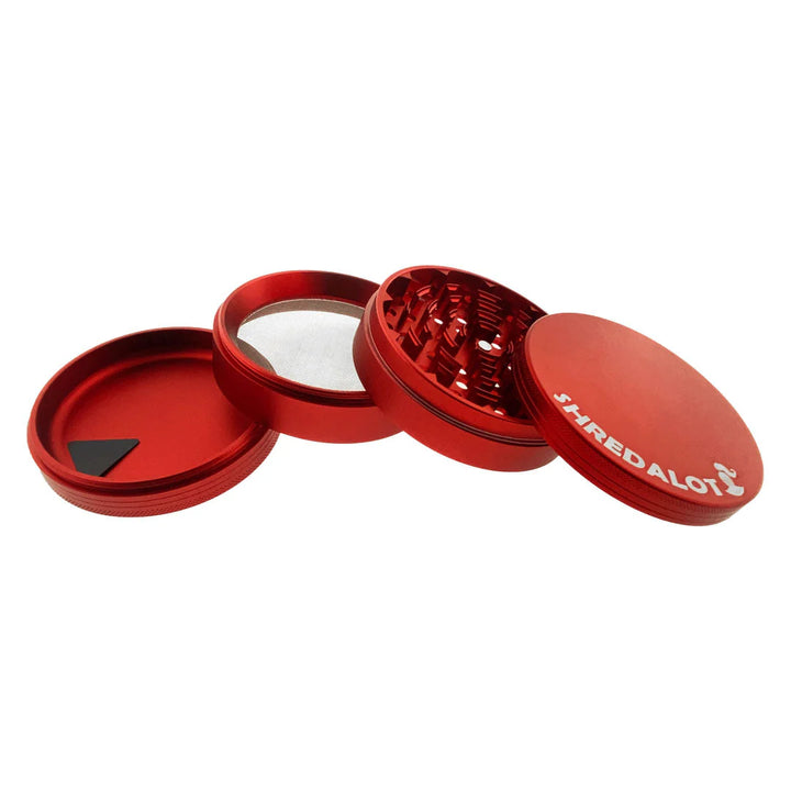 AFM Sir Shredalot 4-Piece Metal Herb Grinder – 100mm Premium Aluminum | AFM Smoke