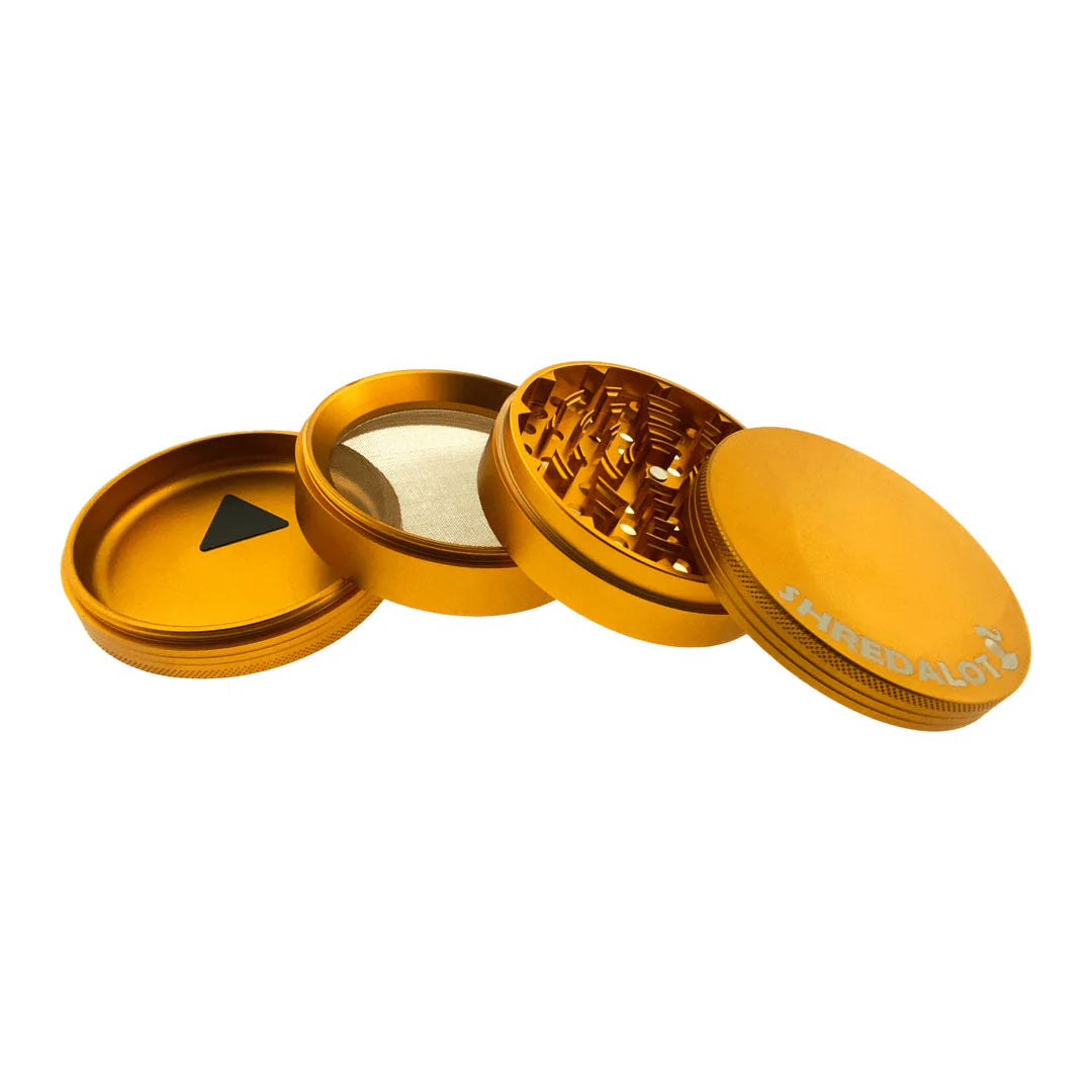 AFM Sir Shredalot 4-Piece Metal Herb Grinder – 100mm Premium Aluminum | AFM Smoke