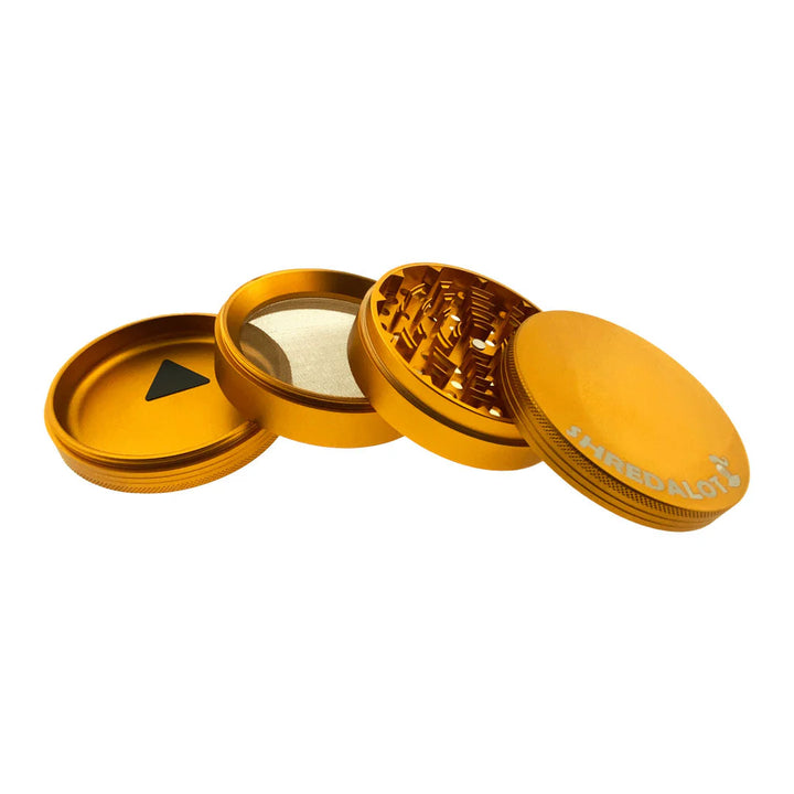 AFM Sir Shredalot 4-Piece Metal Herb Grinder – 100mm Premium Aluminum | AFM Smoke