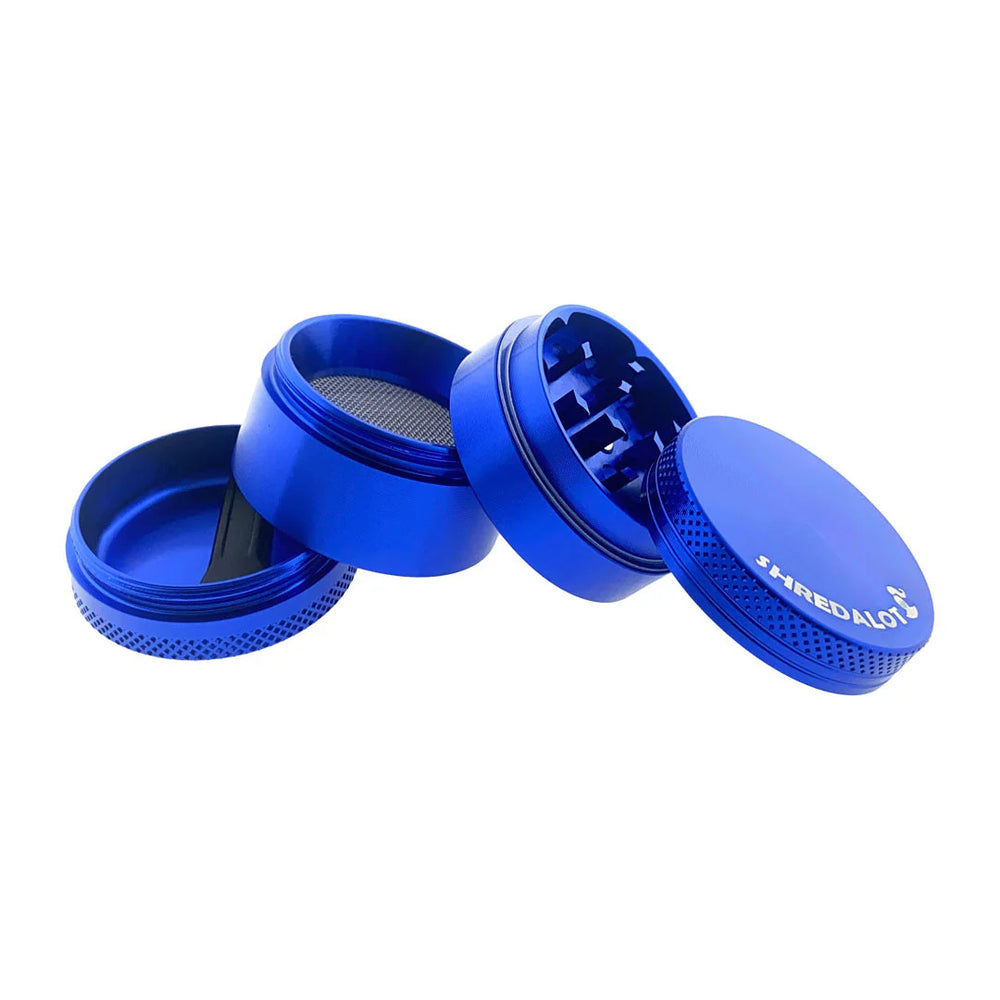 AFM Sir Shredalot 4-Piece Metal Herb Grinder – 40 mm Compact Aluminum Grinder | AFM Smoke