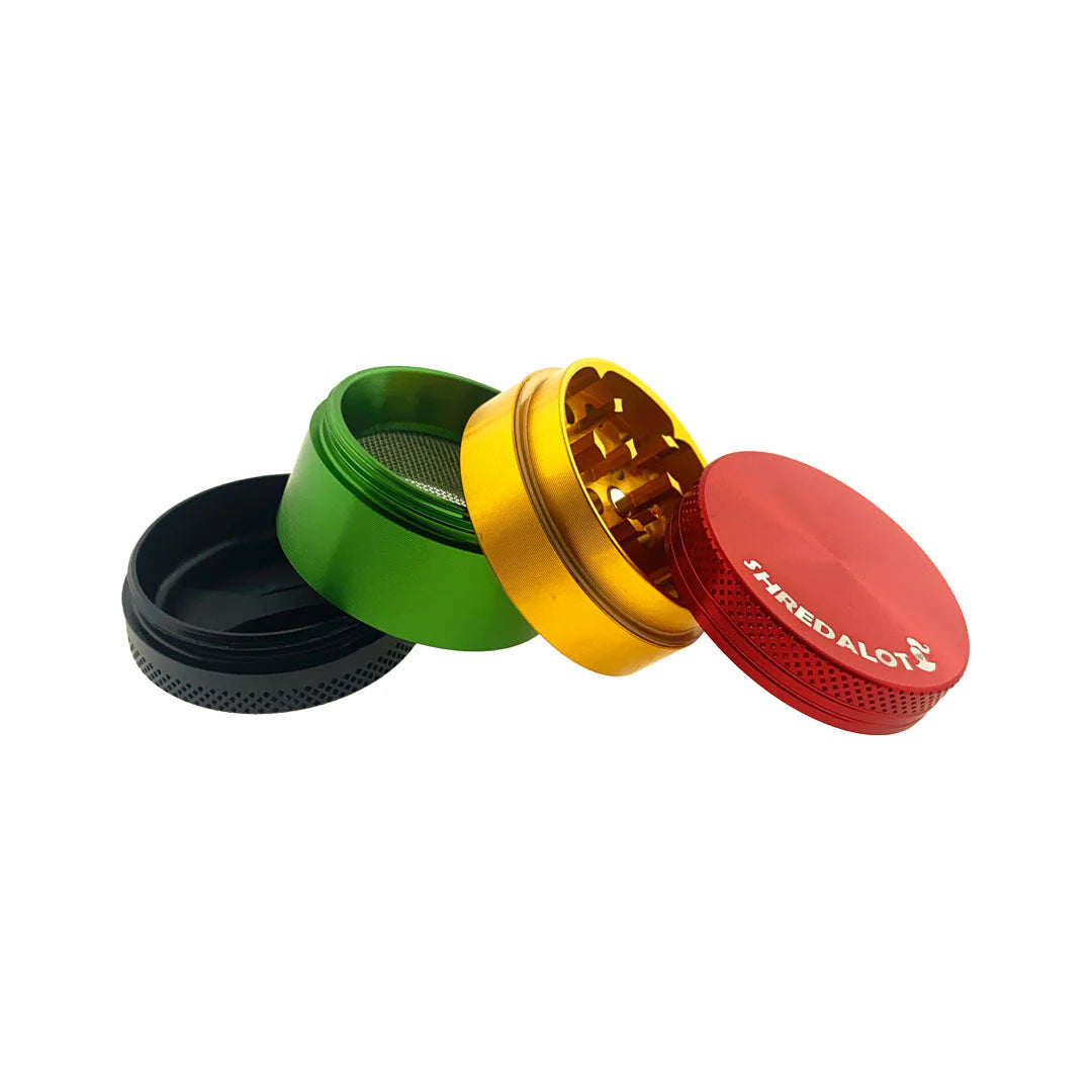 Sir Shredalot 4 Piece Metal Herb Grinder - 40mm