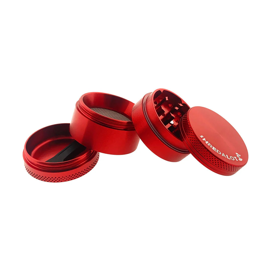 Sir Shredalot 4 Piece Metal Herb Grinder - 40mm