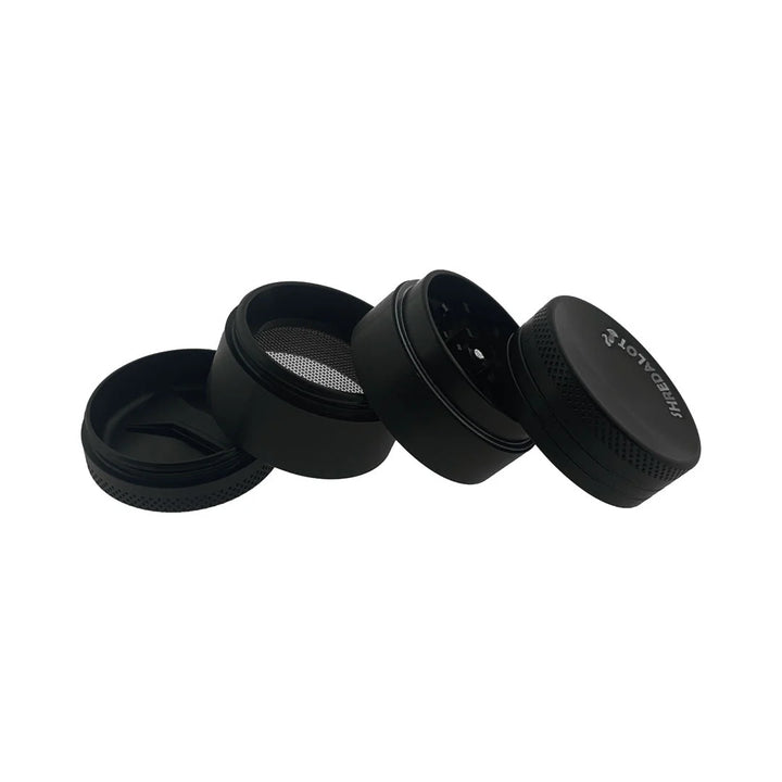 AFM Sir Shredalot 4-Piece Curve Top Metal Herb Grinder – 40mm Compact Aluminum | AFM Smoke