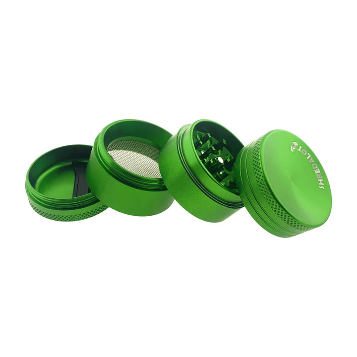 AFM Sir Shredalot 4-Piece Curve Top Metal Herb Grinder – 40mm Compact Aluminum | AFM Smoke