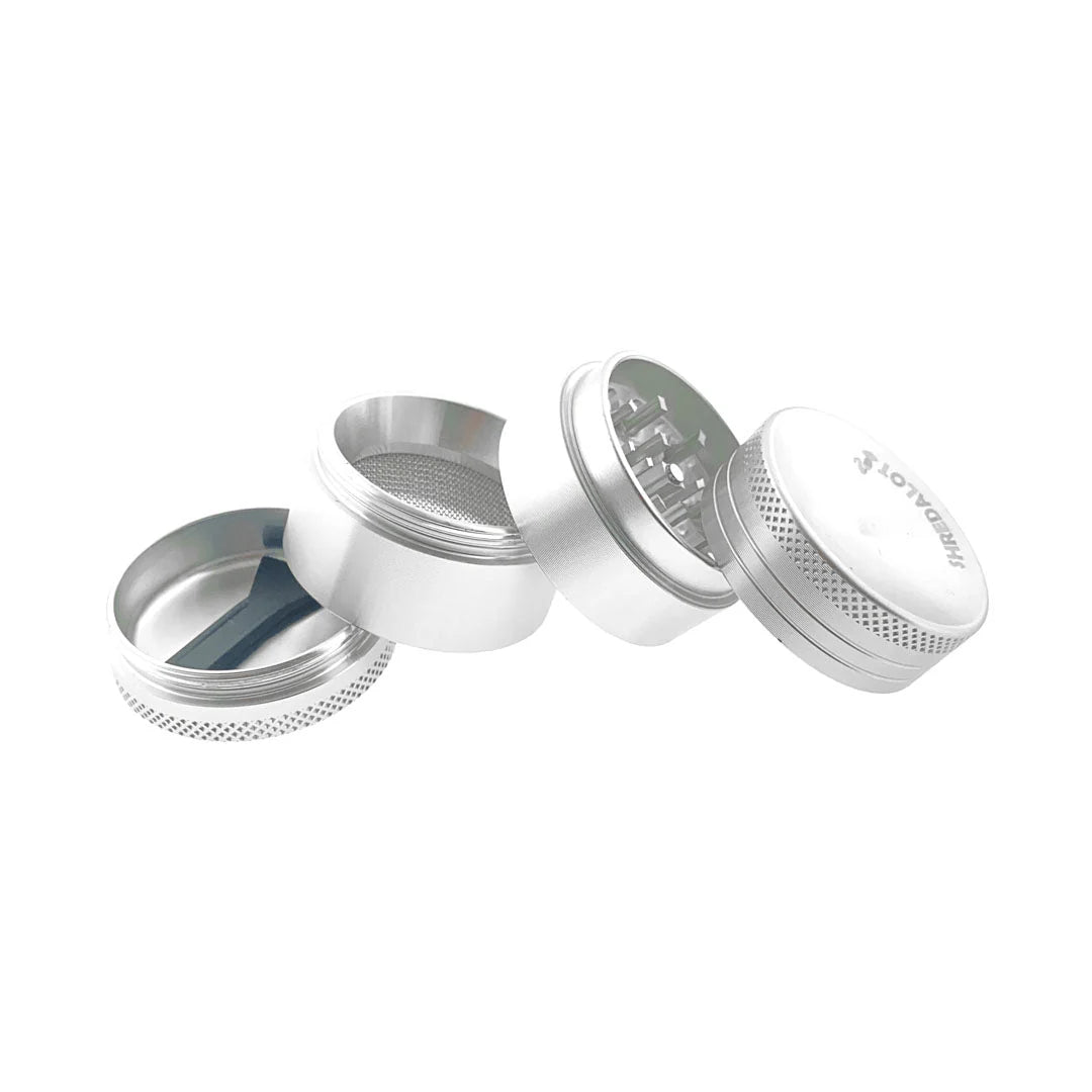 AFM Sir Shredalot 4-Piece Curve Top Metal Herb Grinder – 40mm Compact Aluminum | AFM Smoke