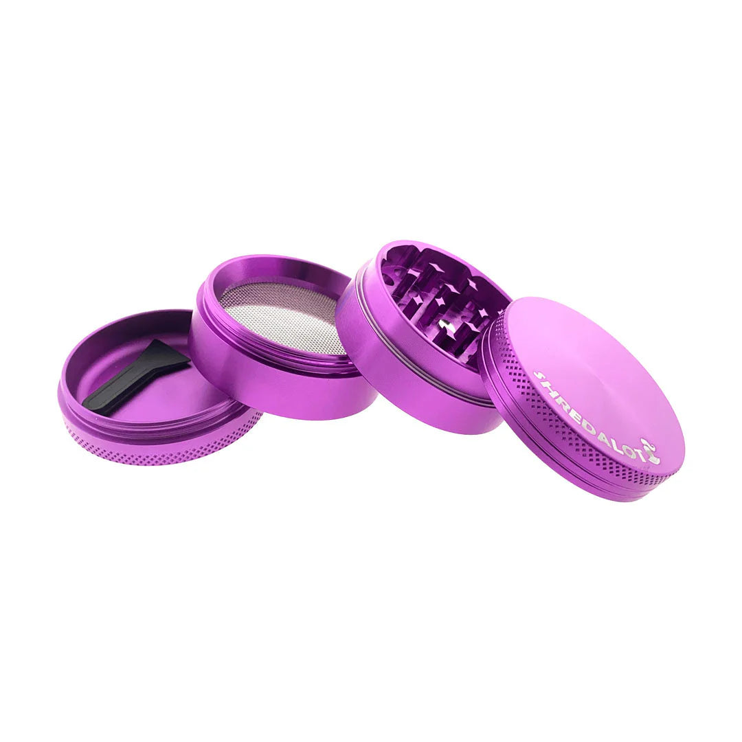 Sir Shredalot Color 4-Piece Metal Herb Grinder - 50mm