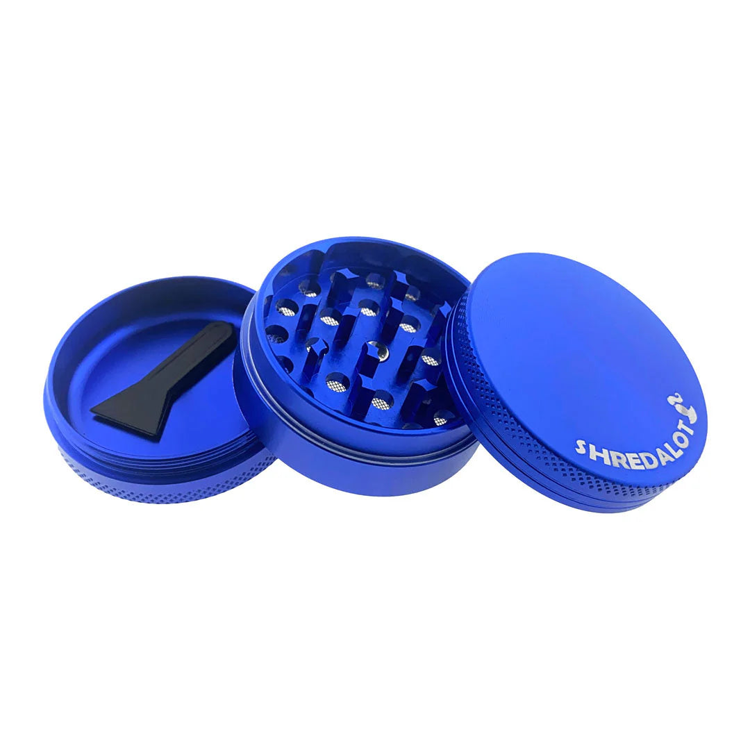 AFM Sir Shredalot 3-Piece Metal Herb Grinder – 50mm Compact Aluminum Grinder | AFM Smoke