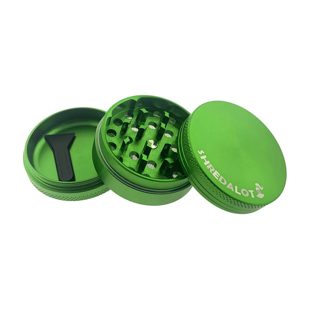AFM Sir Shredalot 3-Piece Metal Herb Grinder – 50mm Compact Aluminum Grinder | AFM Smoke