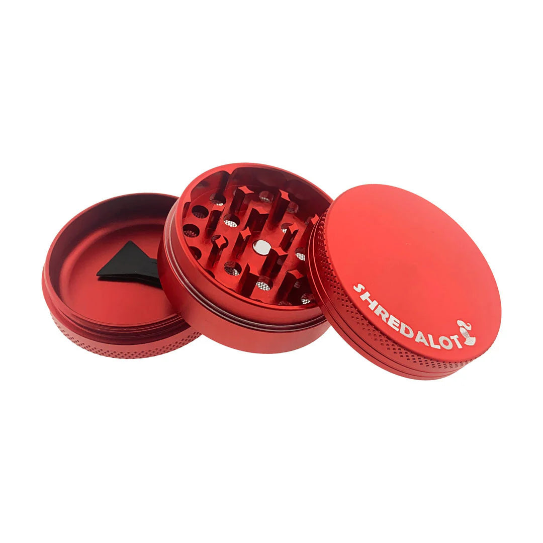 Sir Shredalot 3 Piece Metal Herb Grinder - 50mm