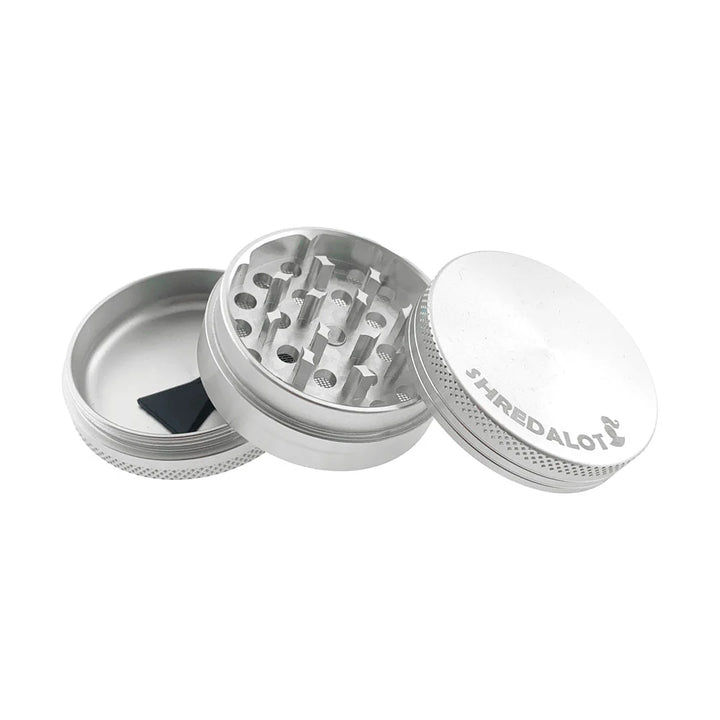 AFM Sir Shredalot 3-Piece Metal Herb Grinder – 50mm Compact Aluminum Grinder | AFM Smoke