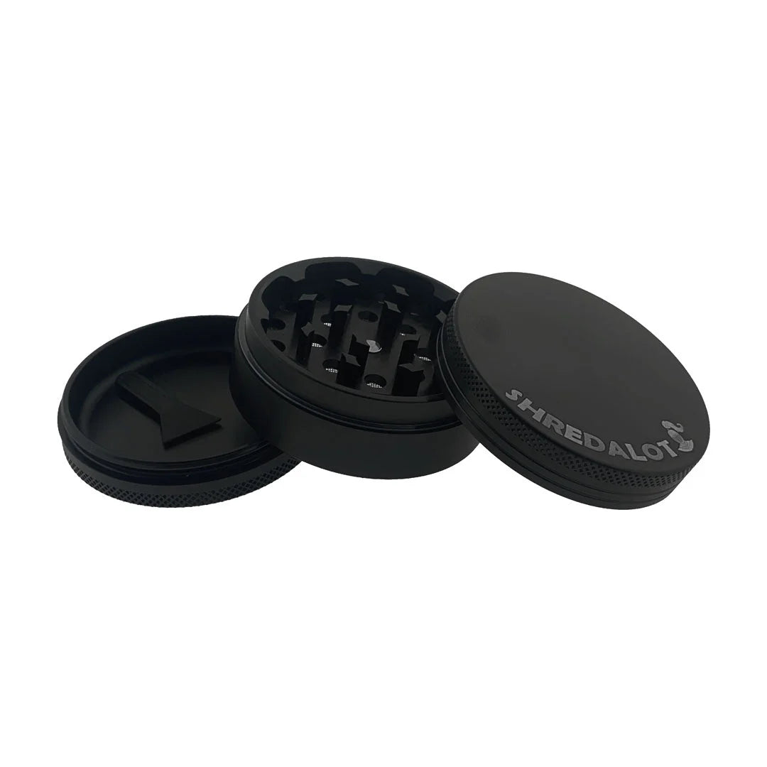 AFM Sir Shredalot 3-Piece Metal Herb Grinder – 63mm Aluminum Grinder | AFM Smoke