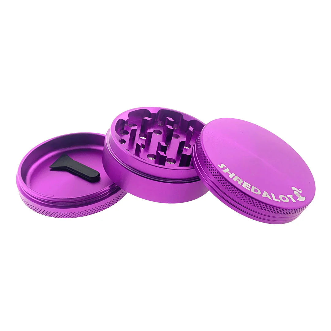 AFM Sir Shredalot 3-Piece Metal Herb Grinder – 63mm Aluminum Grinder | AFM Smoke