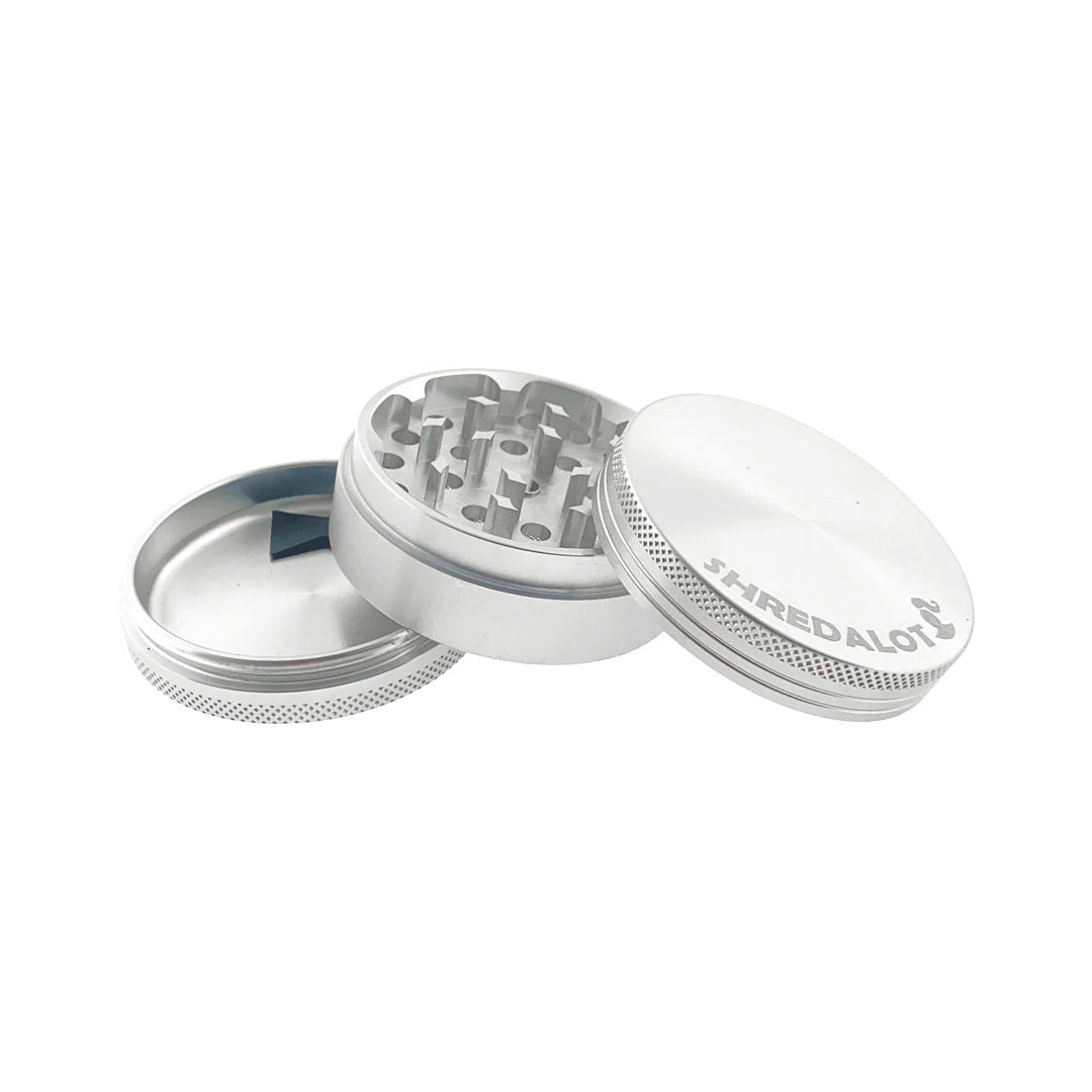 Sir Shredalot 3 Piece Metal Herb Grinder - 63mm